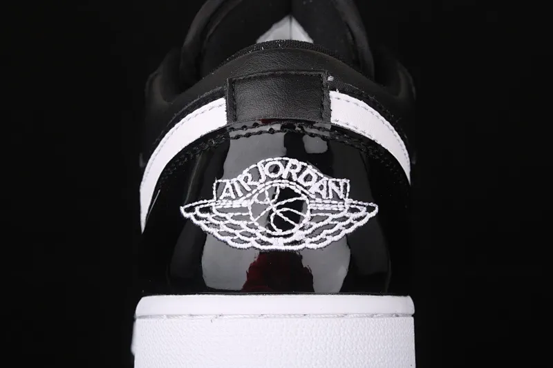 All categories Air Jordan Jordan series basketball shoes Air Jordan 1 Low Air Jordan 1 Low Black White AJ1 Joe 1 black and white small patent leather 553560-002